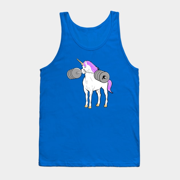 Unicorn Strong Tank Top by TimAddisonArt